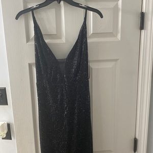 Worn once ball gown Fashionova size medium . Altered to fit height. I’m 5”2